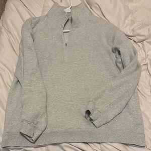 Lululemon Steady State Men's Gray Quarter-Zip Sweater